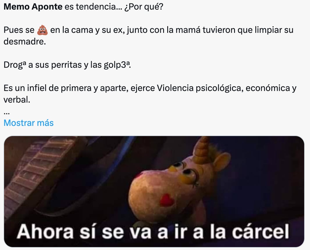 Memes funan a Memo Aponte tras lo revelado por sus ex novias con Un Tal Fredo