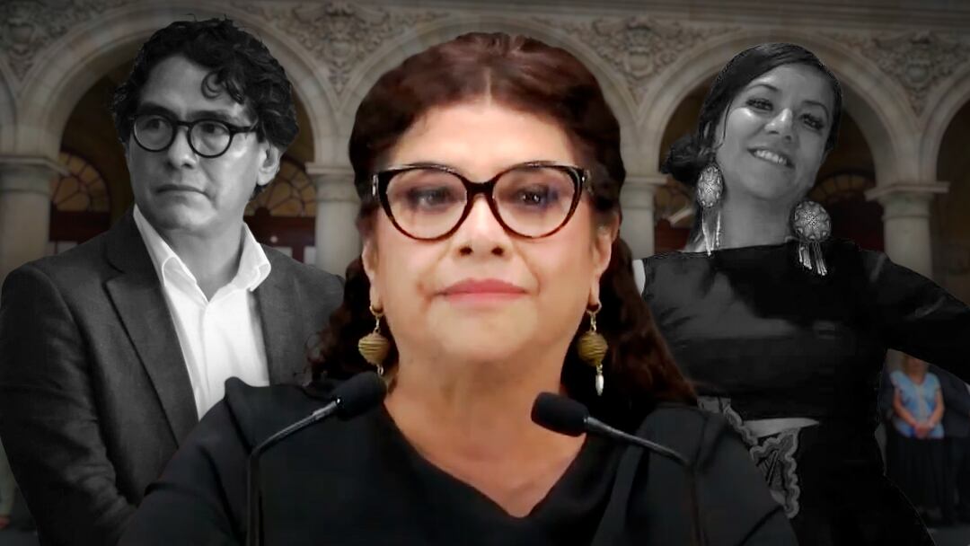 Clara Brugada casi rompe en llanto al despedirse de Ximena Guzmán y José Muñoz