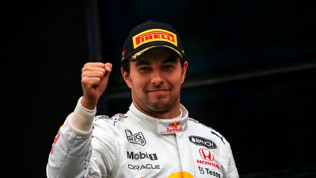 Checo Pérez consiguió el decimotercer podio de su carrera en Fórmula 1