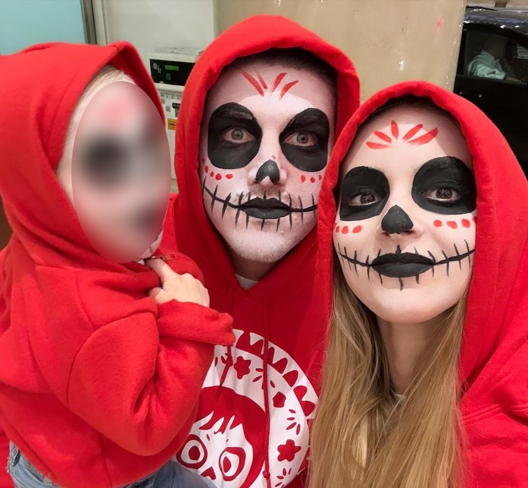 Mariana Rodríguez, Samuel García y Mariel se pintaron de Miguel de Coco y el resultado es muy tierno