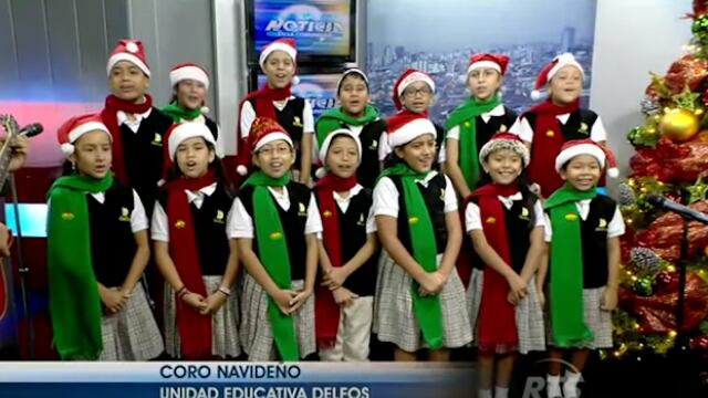 Coro navideño.