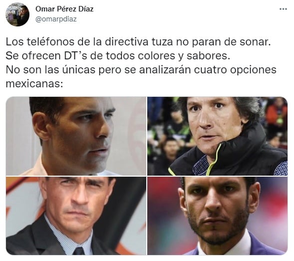 Candidatos para el CF Pachuca