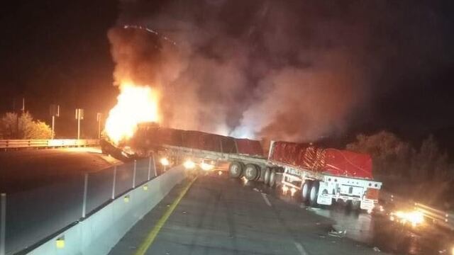 En la autopista Arco Norte hay un choque de tráiler cerca de San Martín Texmelucan