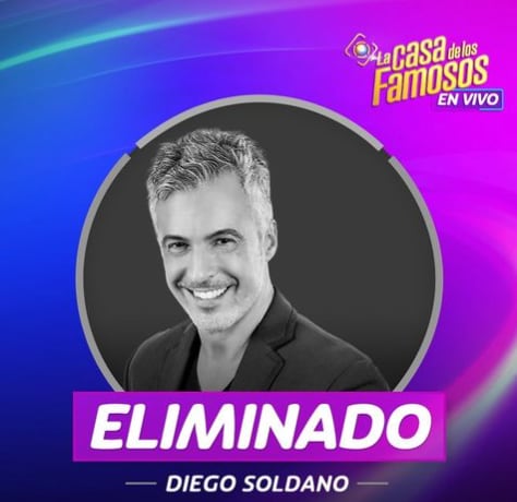 Diego Soldano es el décimo segundo eliminado de La Casa de los Famosos 3