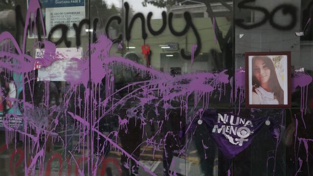 Protesta por el feminicidio de Marichuy