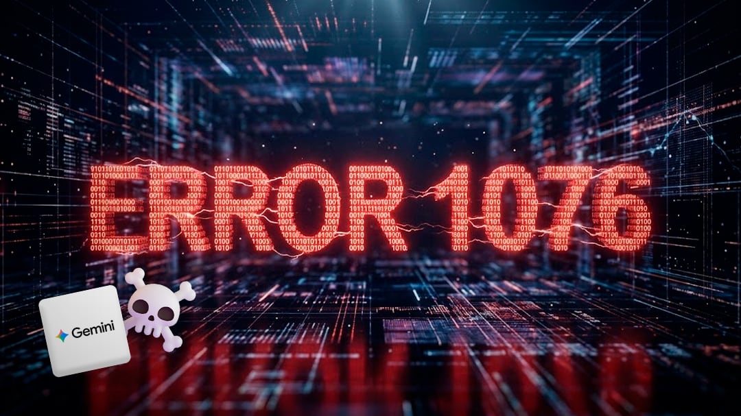 Gemini presenta error 1076 hoy y afecta a usuarios en varias regiones