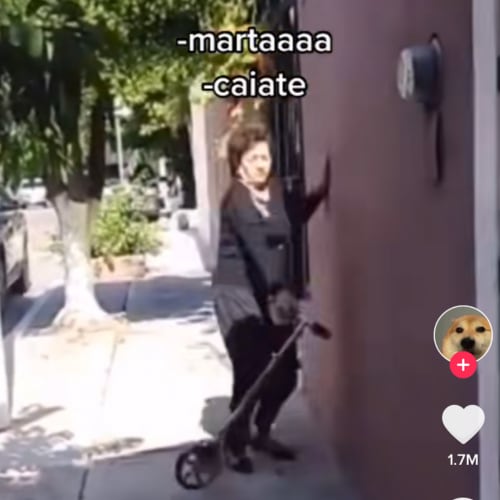 Abuelita cae del patín del diablo