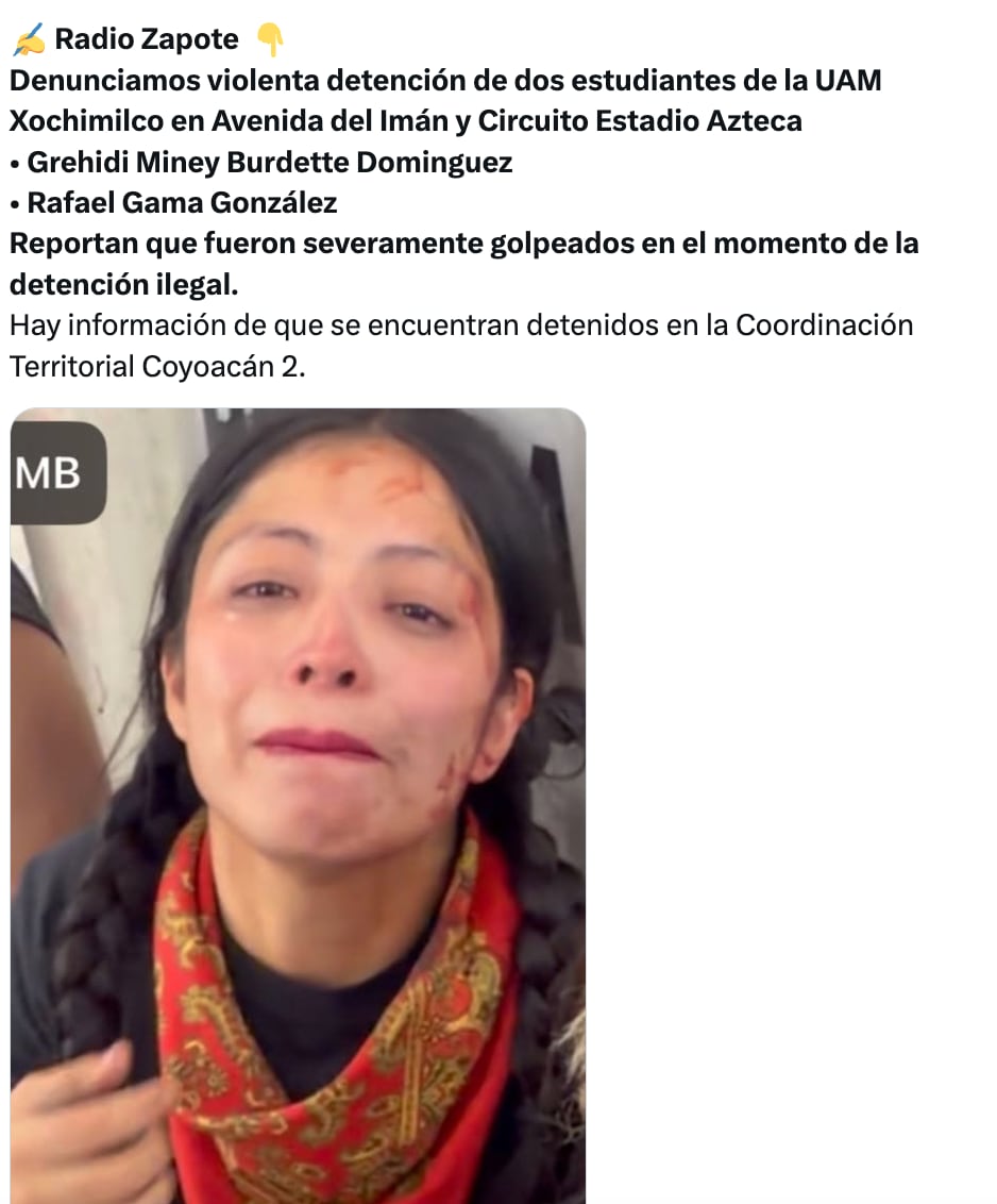 Denuncian detenciones violentas de integrantes de la UAM