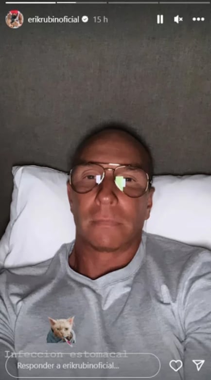 Erik Rubín preocupa a sus fans