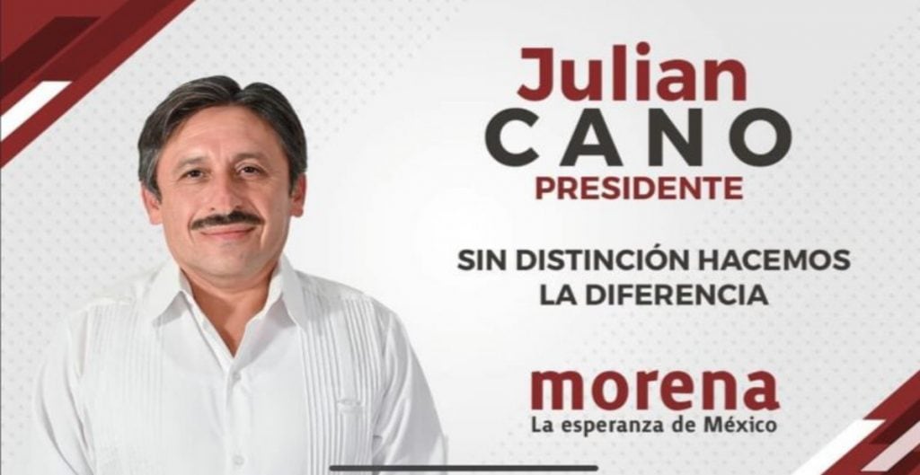 Clemente Julián Cano Chan, candidato de Morena