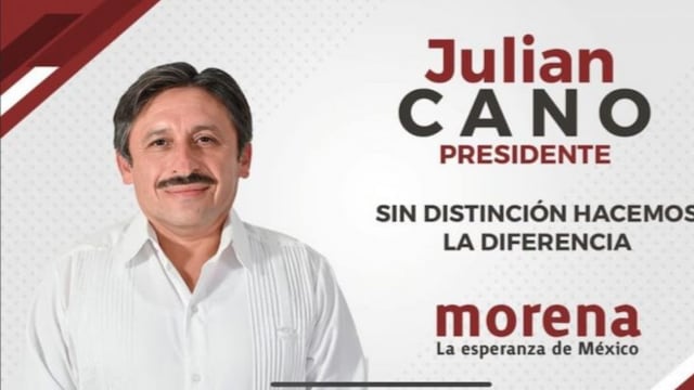 Clemente Julián Cano Chan, candidato de Morena