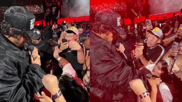 Jesús Ortiz baila de forma extraña con una fan