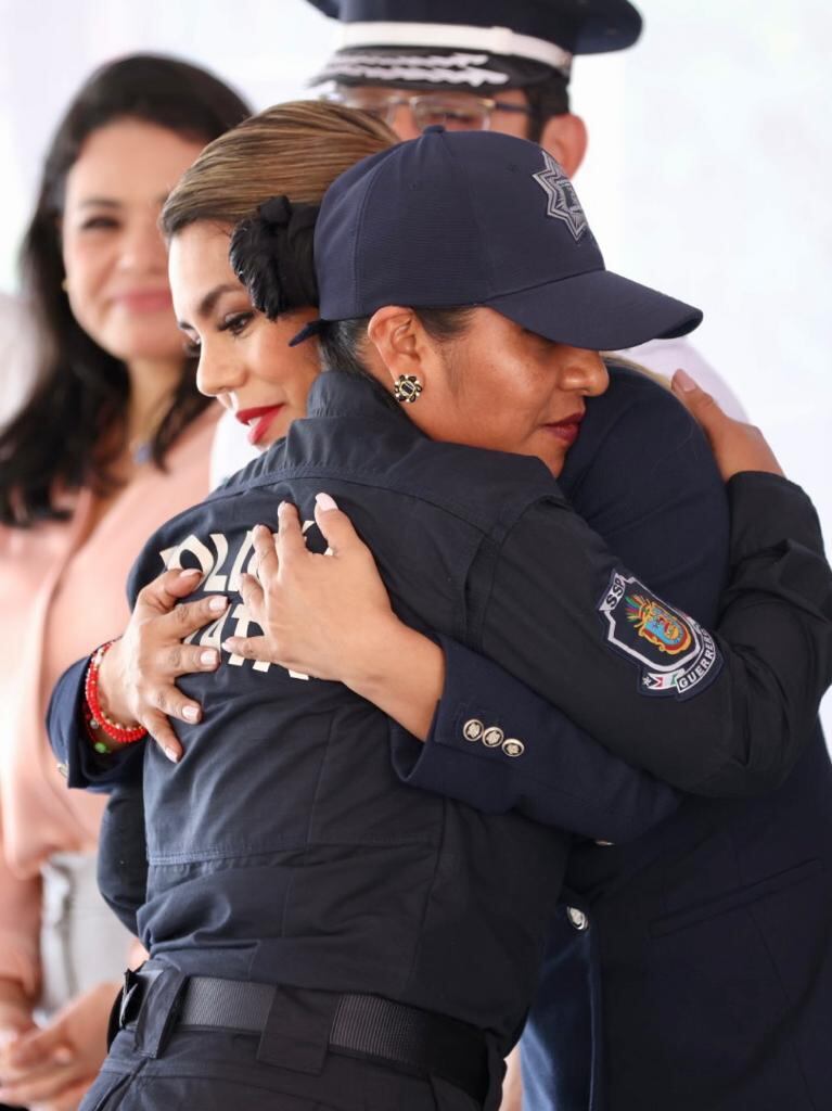 Evelyn Salgado reconoce a la policía de Guerrero
