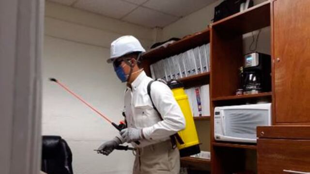 Operativo de sanitización.