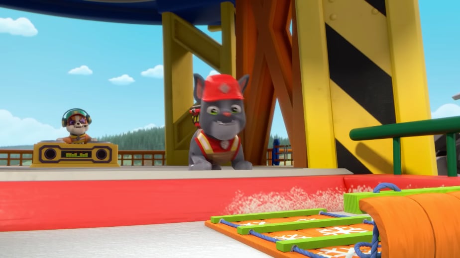 Rubble y su equipo practican deportes extremos