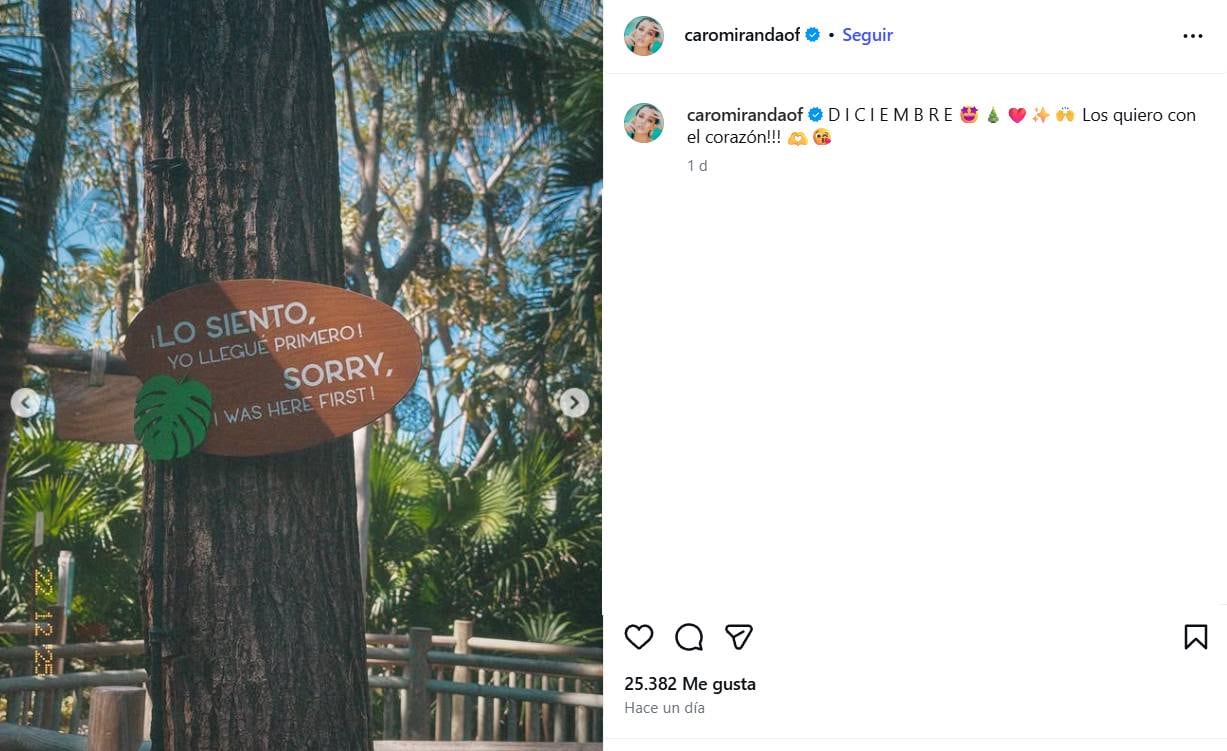 Carolina Miranda manda indirecta a Yeri Mua