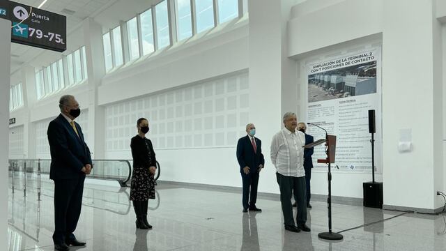 Jiménez Espriú y AMLO.