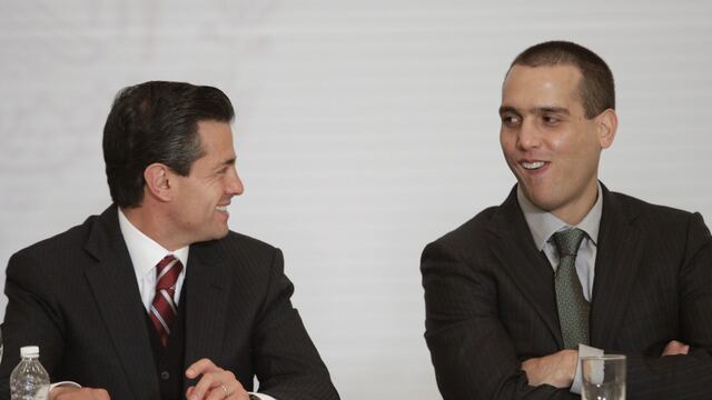 Enrique Peña Nieto y Jorge Emilio González Martínez