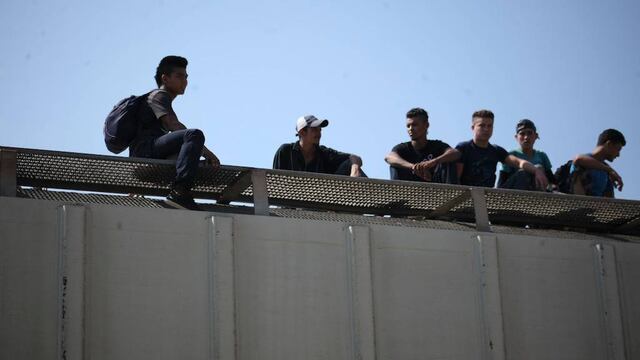 (Imagen Ilustrativa) Migrantes abordo de La Bestia