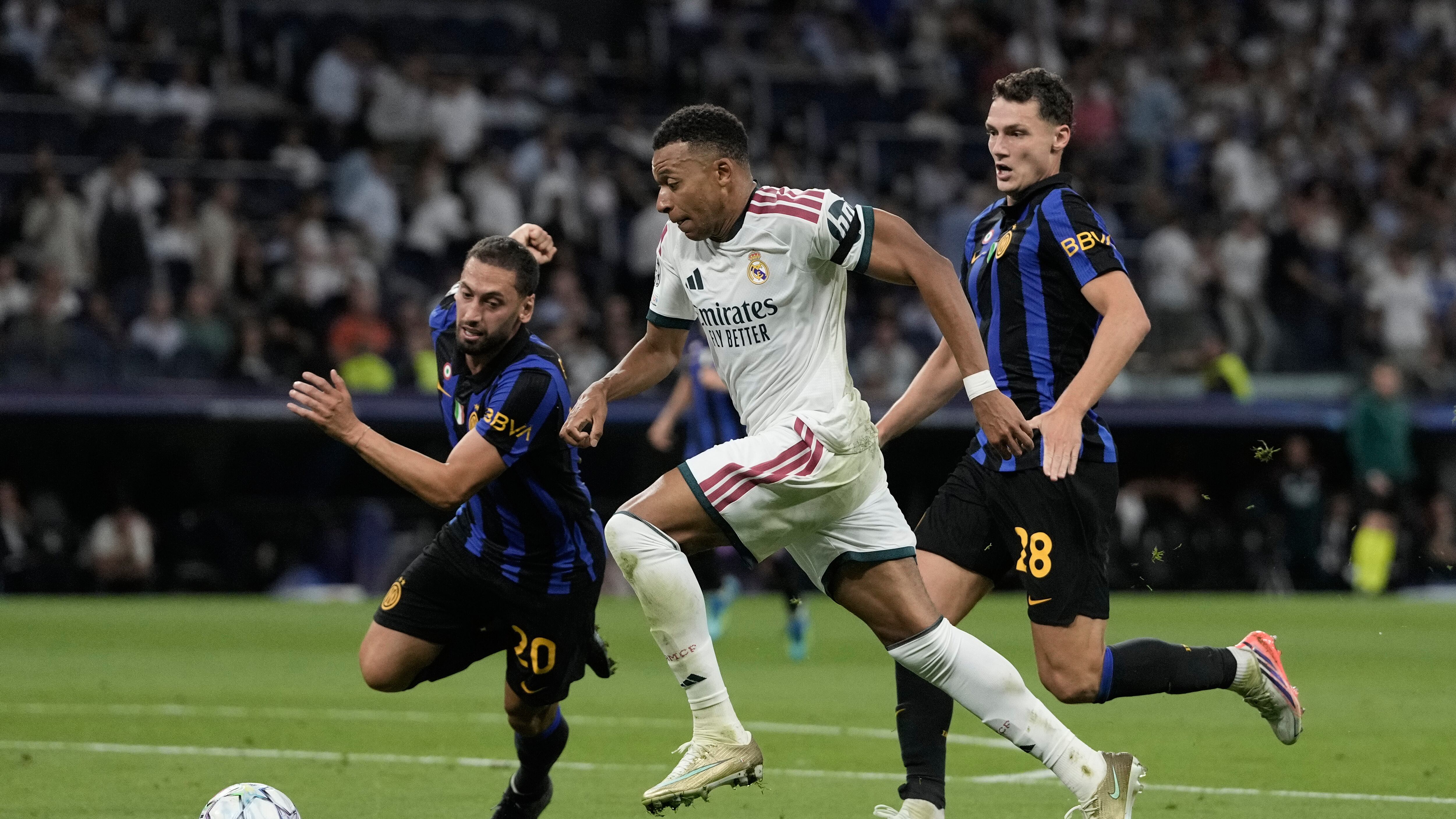 Real Madrid sufre pero vence al Inter de Milán en la Champions League