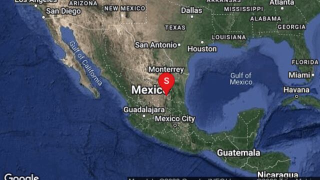 Sismo en Matehuala, San Luis Potosí