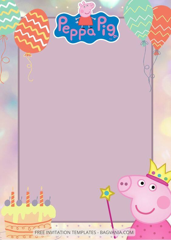 Tarjetas de Peppa Pig de cumpleaños