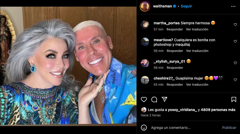 Acusan uso de filtros para rejuvenecer a Verónica Castro