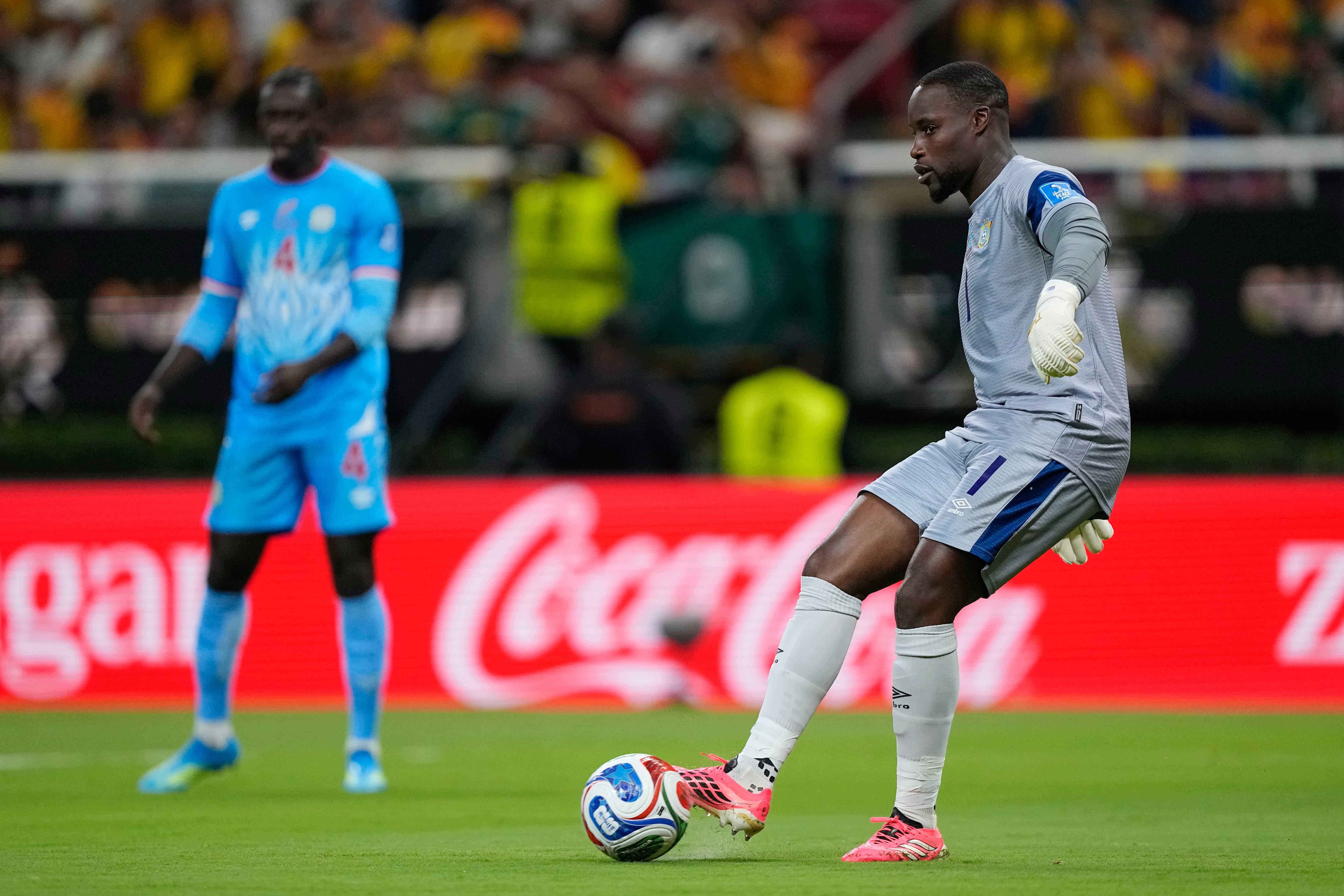 Lionel Mpasi, portero de la Selección de la República del Congo durante el Mundial 2026