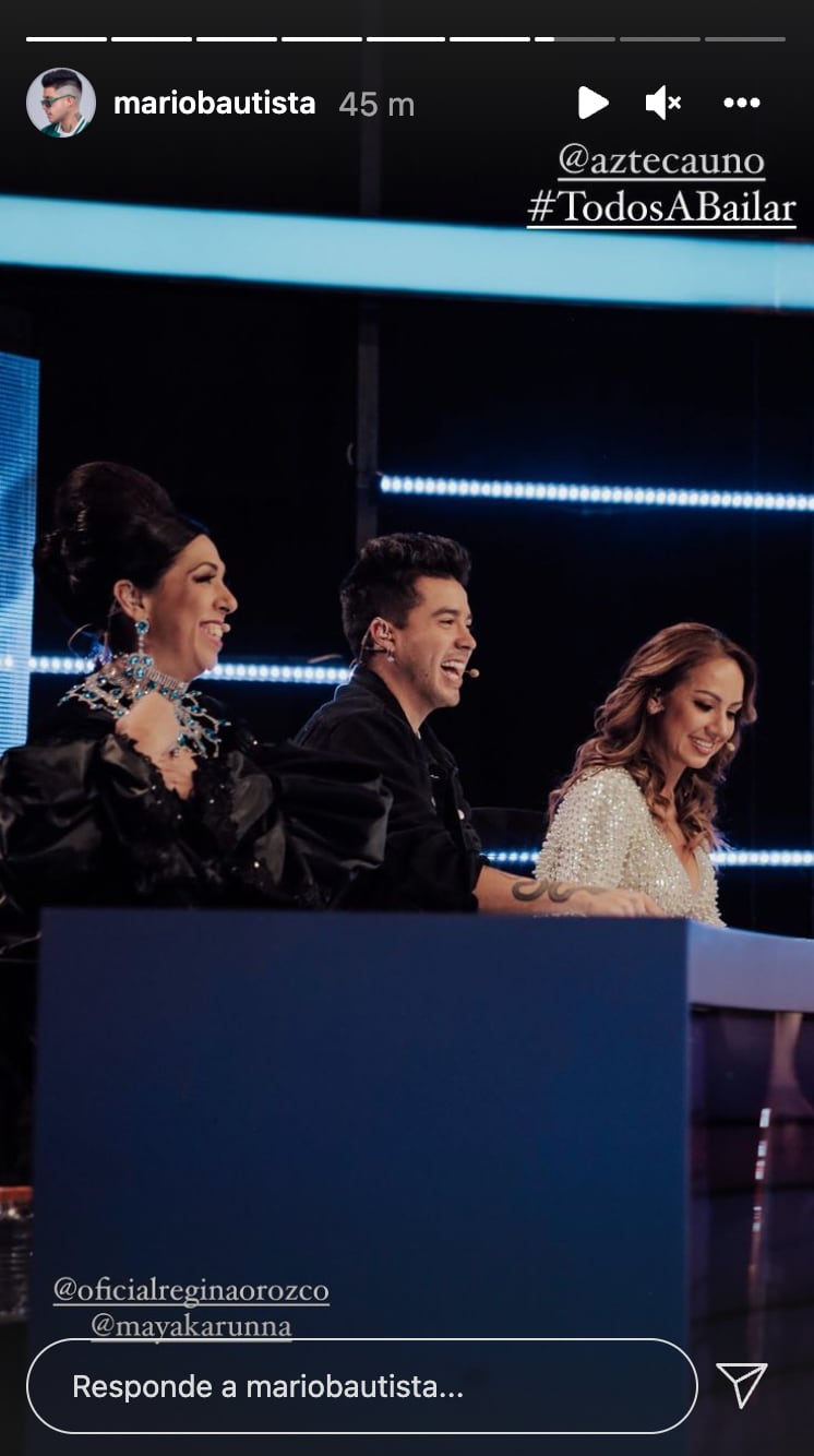 Mario Bautista es juez de 'Todos a Bailar'