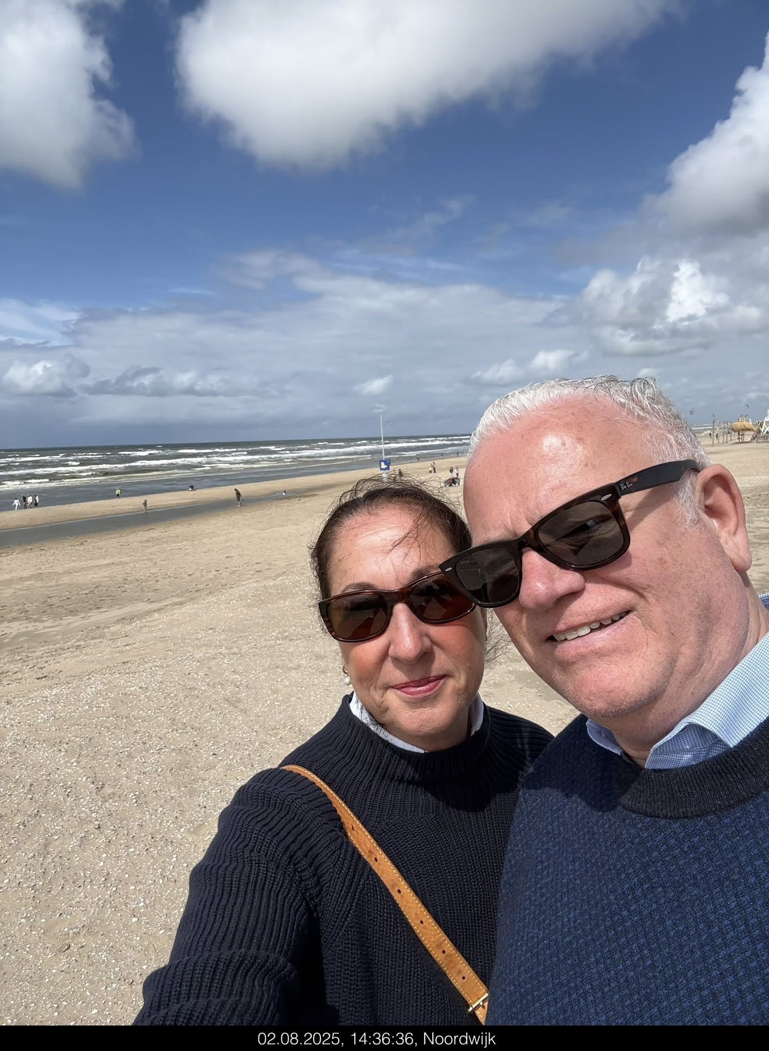 Iris Stalzer, alcaldesa en Alemania con su esposo.