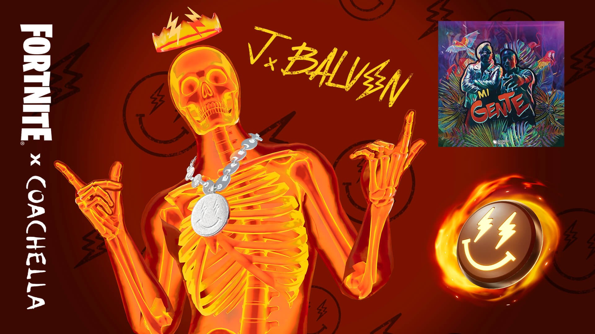 J Balvin Fortnite x Coachella