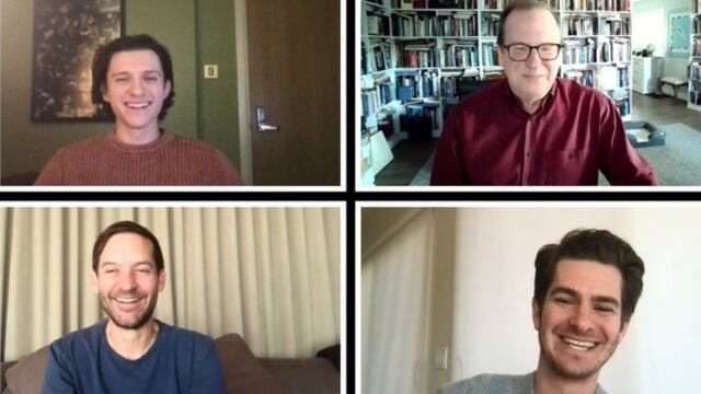 Entrevista: Tom Holland, Tobey Maguire y Andrew Garfield