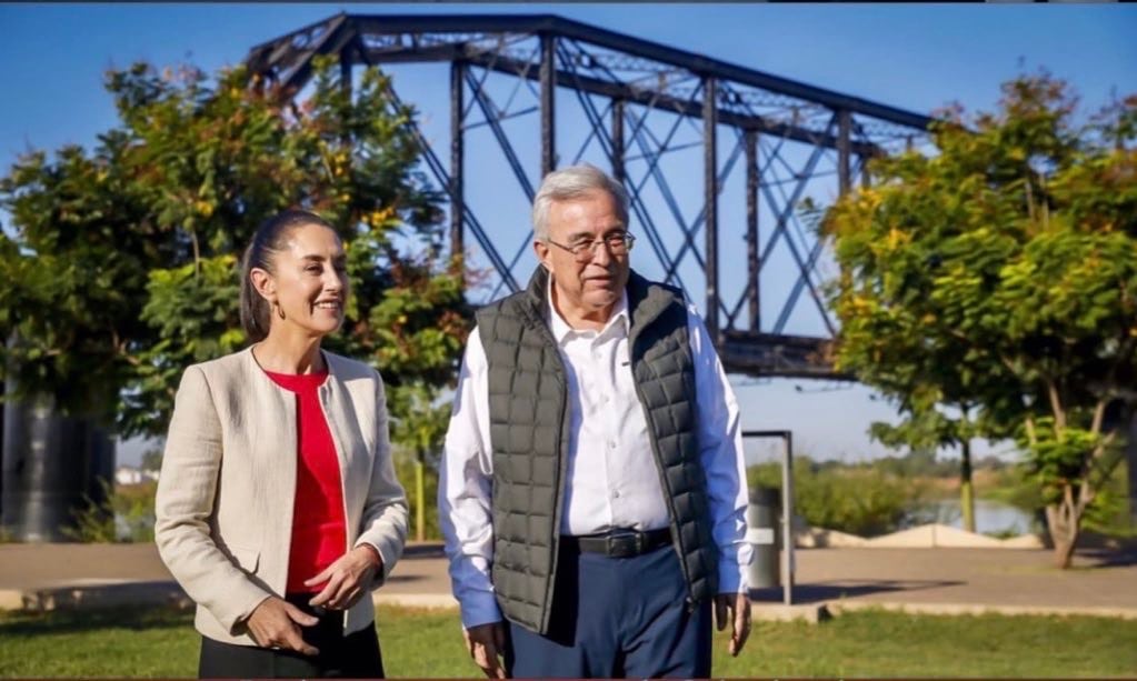 Claudia Sheinbaum y Rubén Rocha Moya