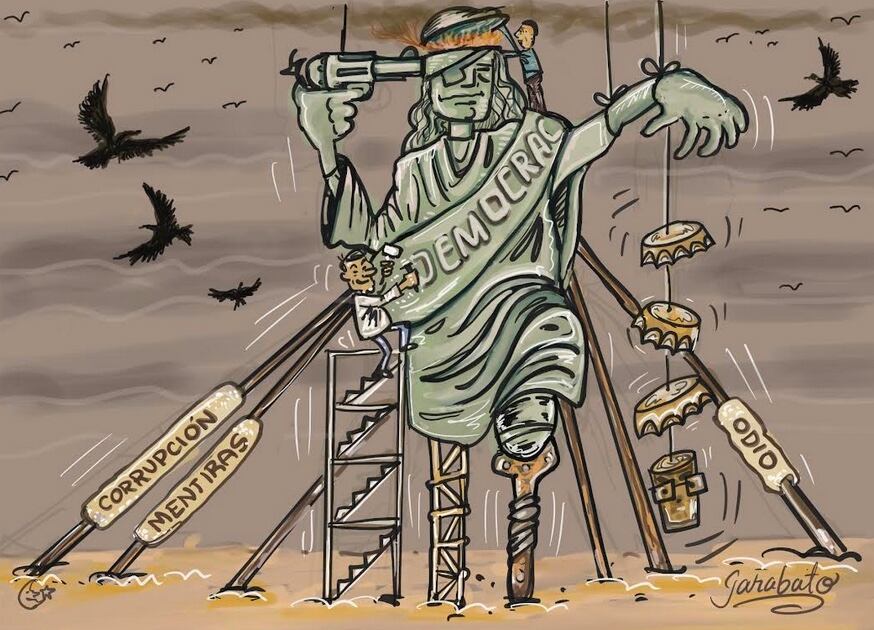 Ilustración de Garabato para Plácido Garza