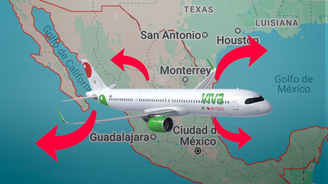 Viva Aerobus aumentó sus rutas a importantes destinos con una alianza estratégica