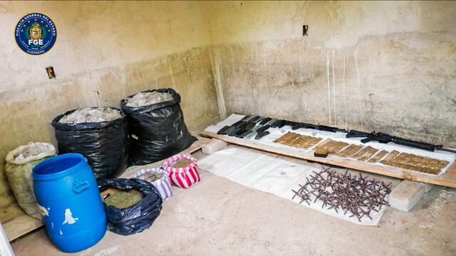 Guardia Nacional decomisa armas largas y más de 3 mil dosis de droga en Coyuca de Benítez tras asesinato de José Alfredo Cabrera