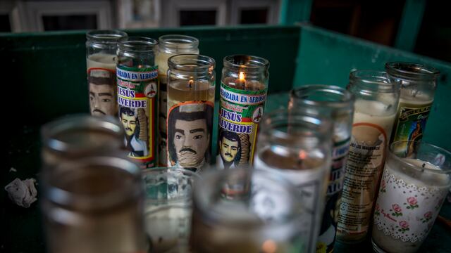 Jesús Malverde, conocido como el "capo" del narco.