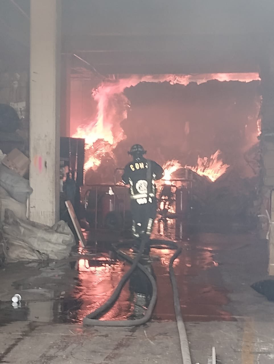 Incendio en Azcapotzalco.