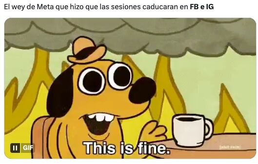 Los memes de la caída de Facebook e Instagram
