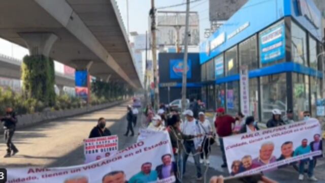 Bloqueo en Periférico y Primero de Mayo