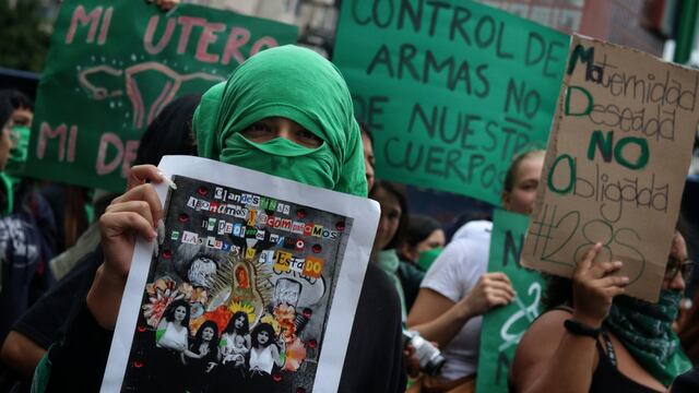 Protesta por el aborto legal en la CDMX