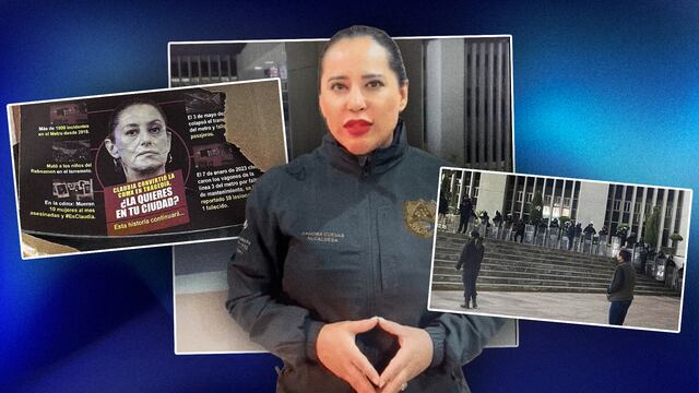 Sandra Cuevas y la alcaldía Cuauhtémoc con propaganda contra Claudia Sheinbaum