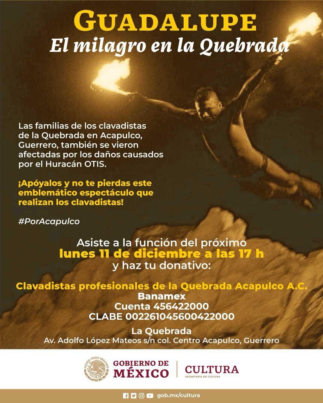 clavadistas de La Quebrada