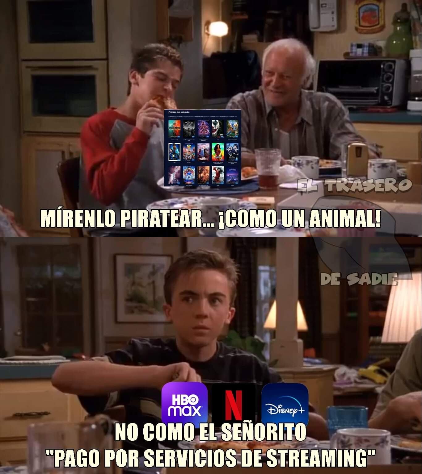 Meme de 'Malcolm el de en medio'