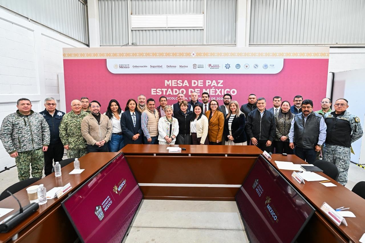 Delfina Gómez encabeza Mesa de Paz en Chicoloapan; bajan homicidios 30%
