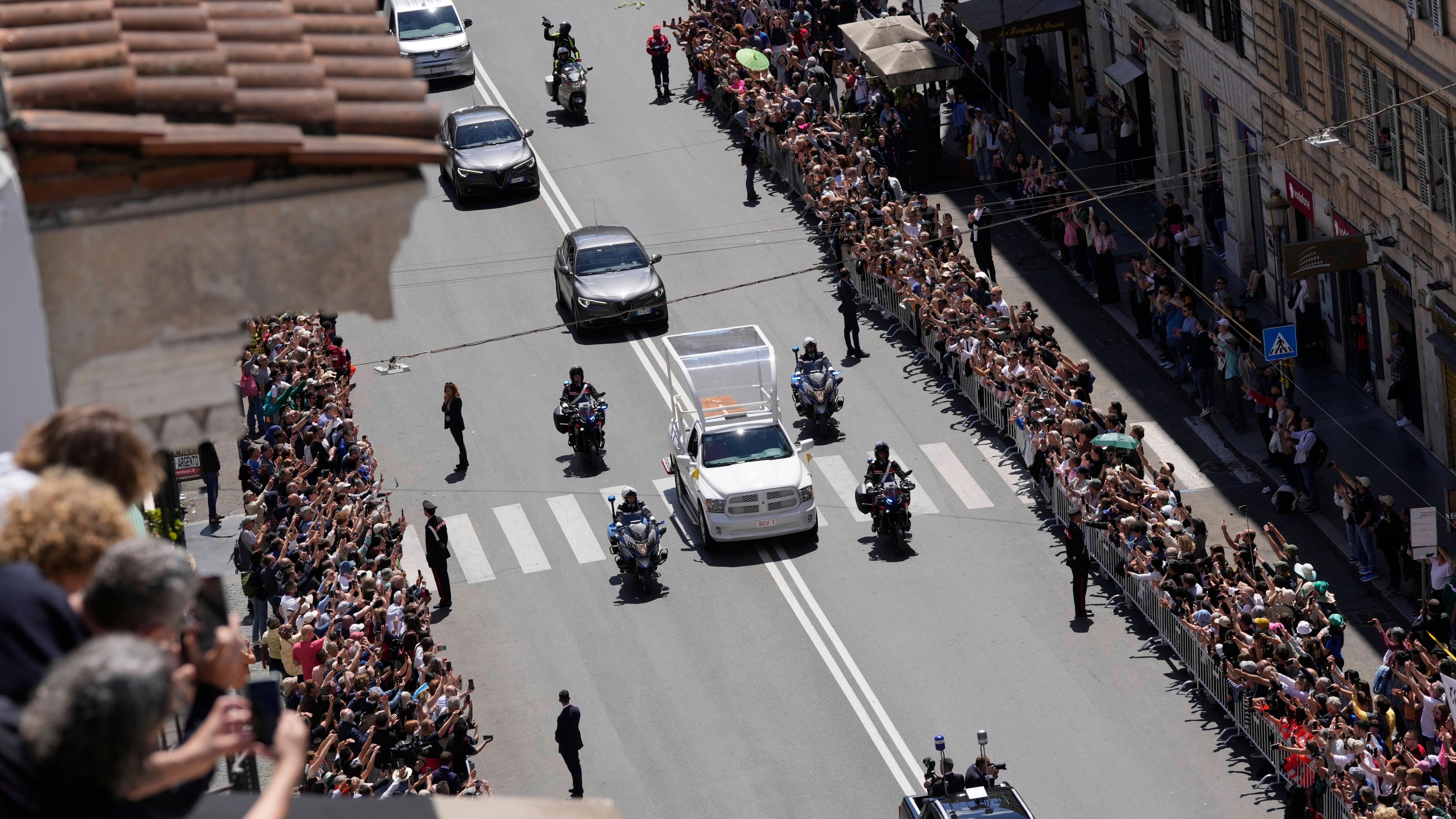En los funerales del papa Francisco