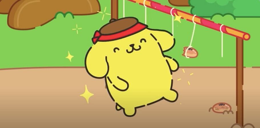 Pompompurin entrena para la carrera el pan: Capítulo completo de Hello Kitty and Friends de YouTube en español