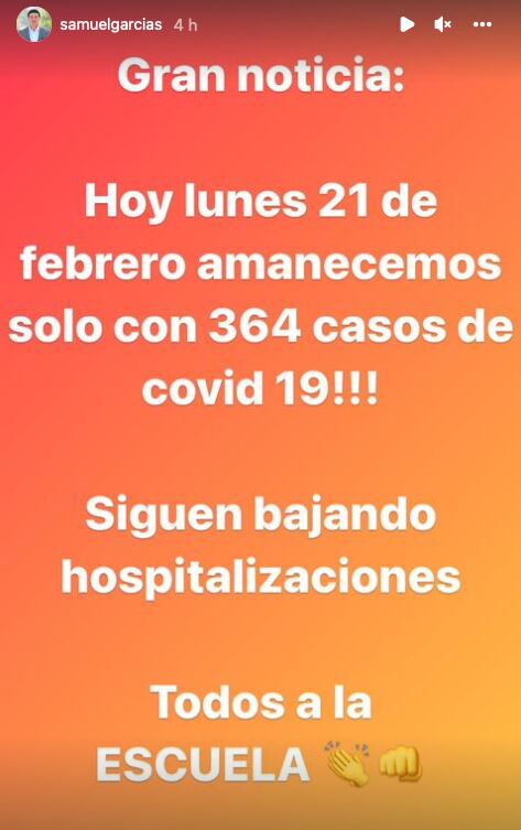 Baja de hospitalizaciones en Nuevo León/ Samuel García