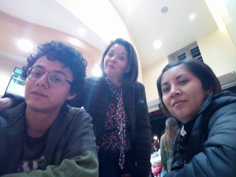 Verónica junto a Josué y Minelly