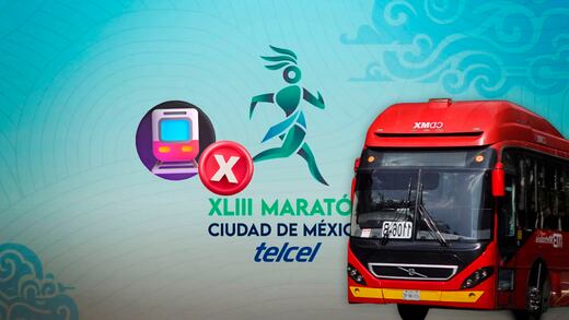 Maratón CDMX afecta al Metrobús: estas estaciones estarán cerradas